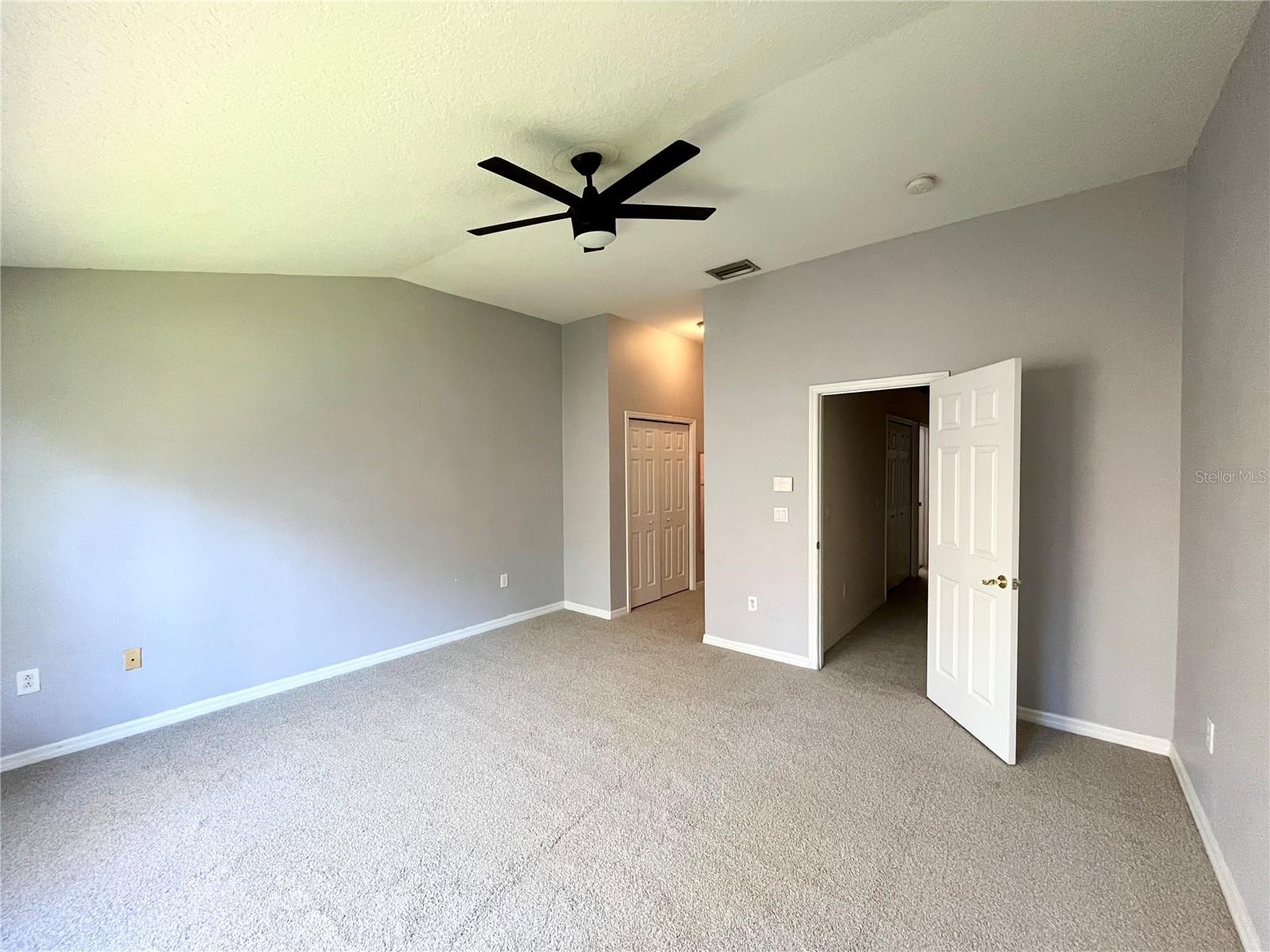 Double Closets in Master