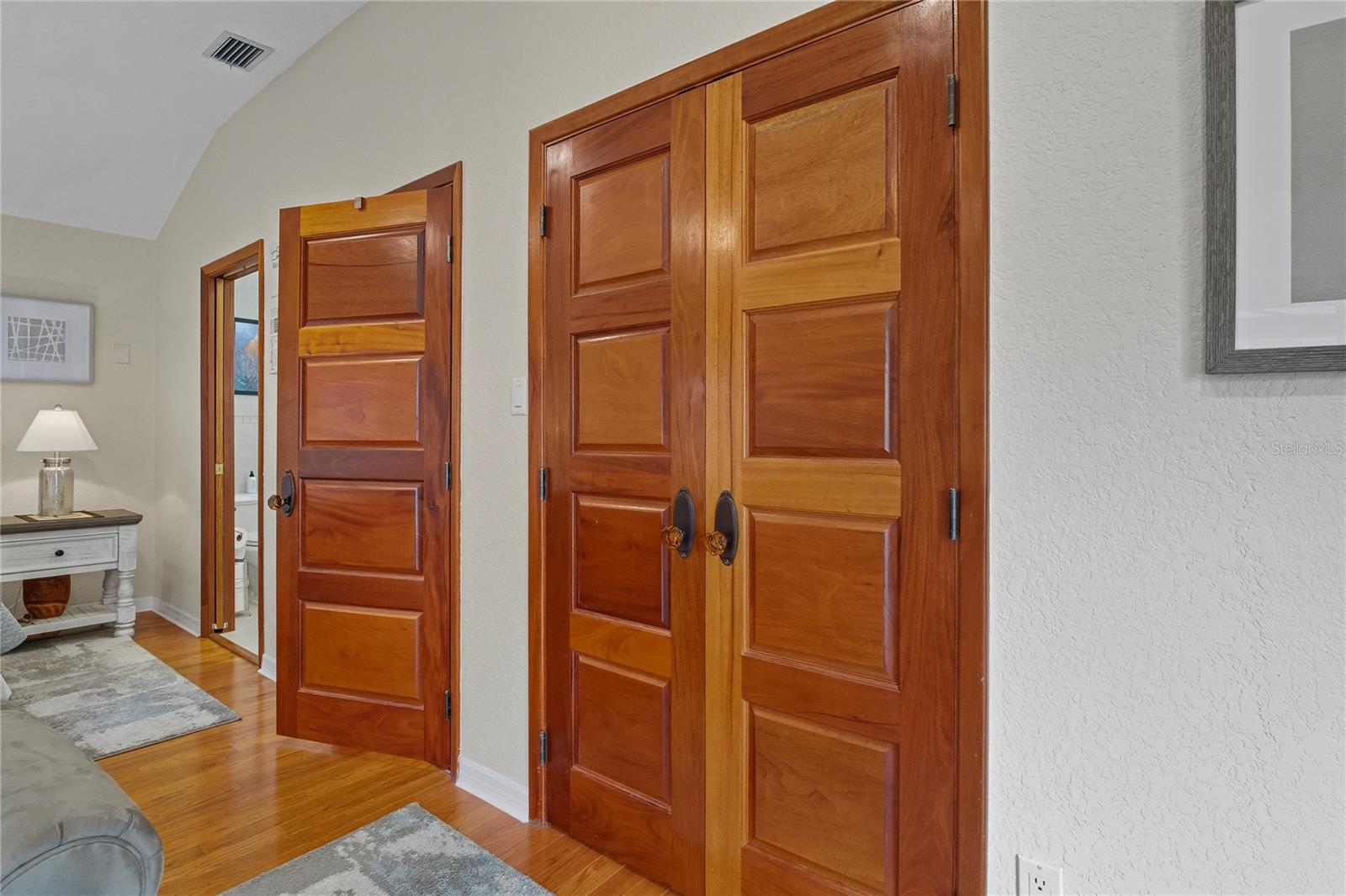 HAND CRAFTED, SOLID WOOD DOORS THROUGHOUT ~ SO BEAUTIFUL!