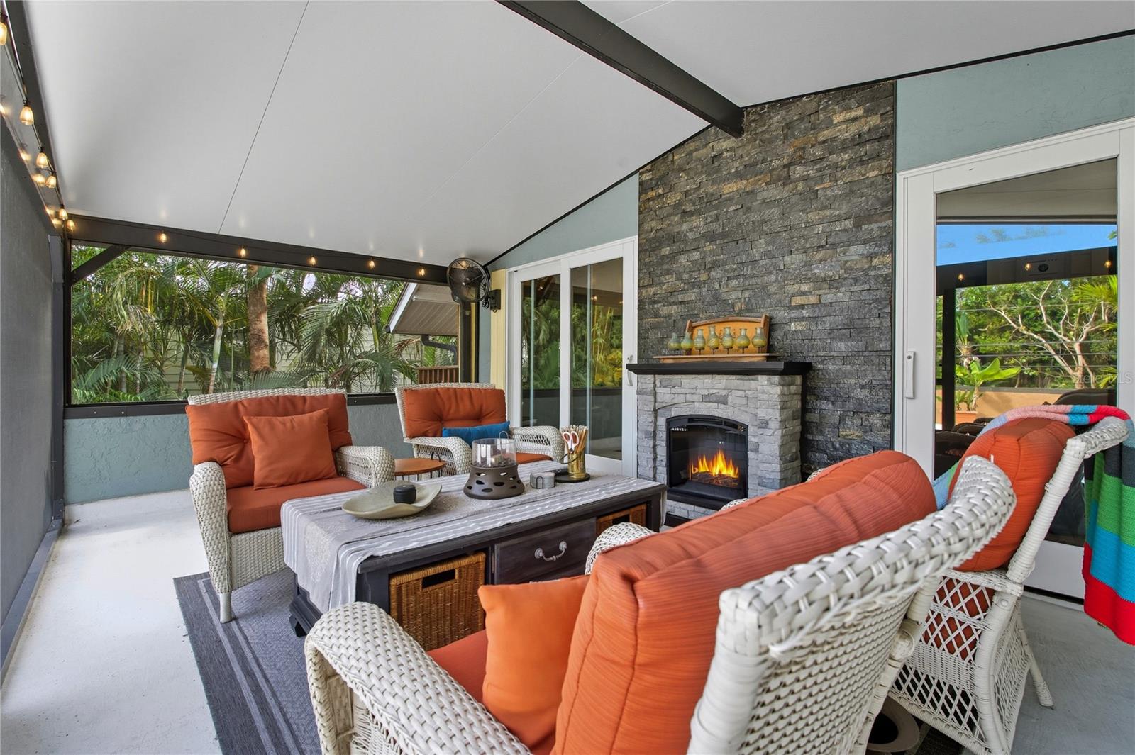 YOU WILL LOVE HAVING THIS SCREENED AND COVERED SPACE!