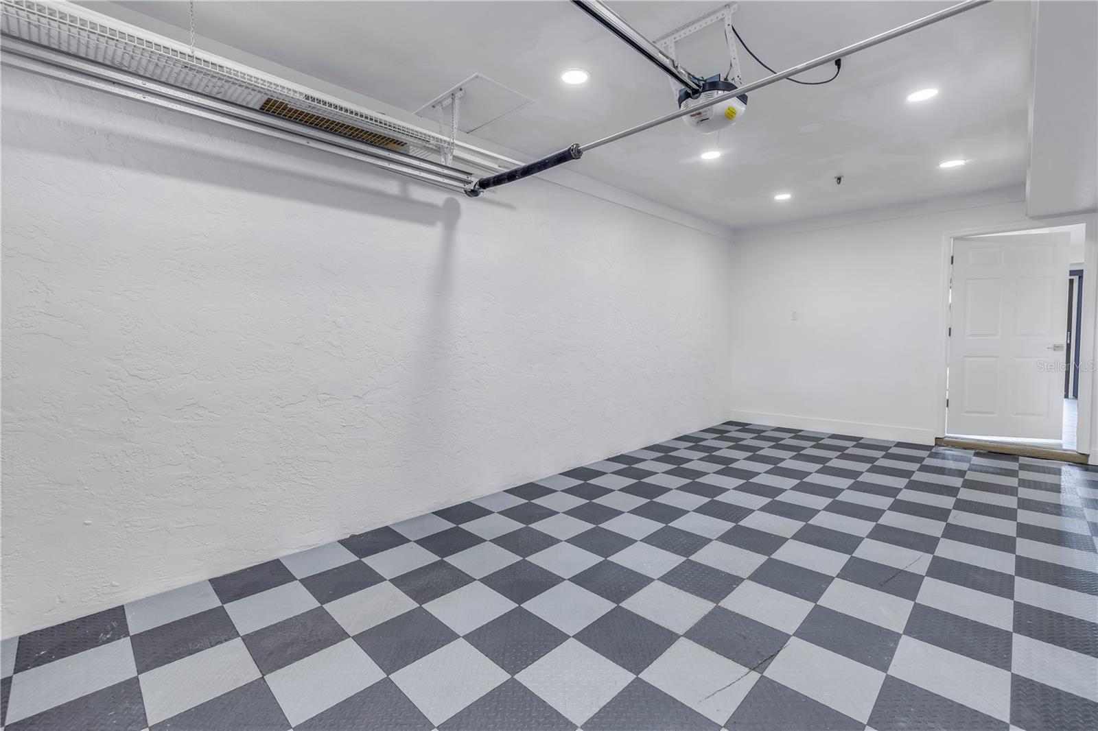 Garage is wired for an EV charger