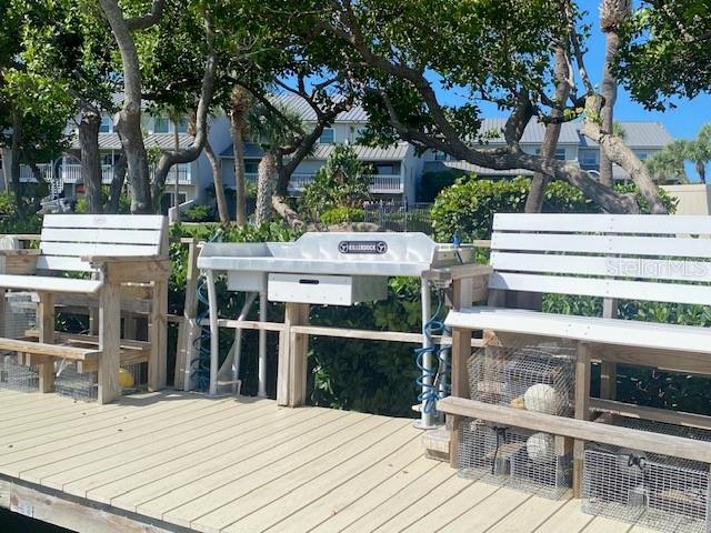 Deluxe fish cleaning station