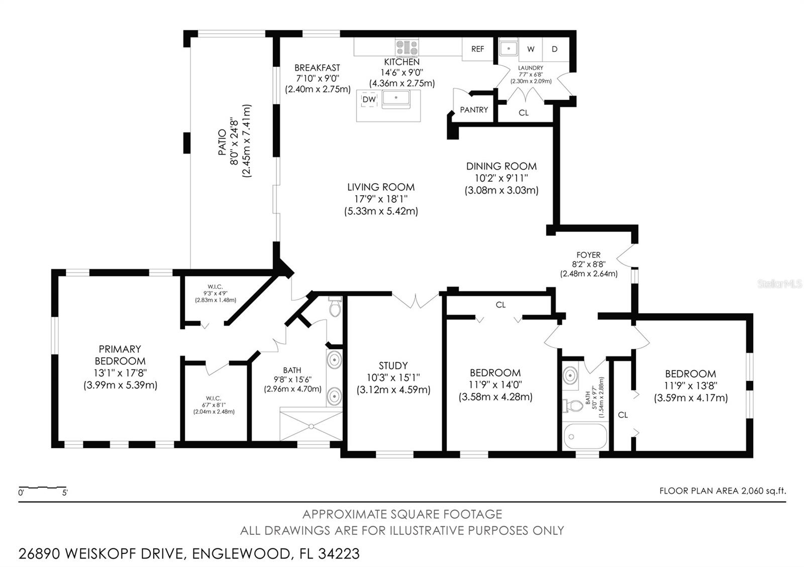 26890 WEISKOPF DR, ENGLEWOOD, FL, 34223