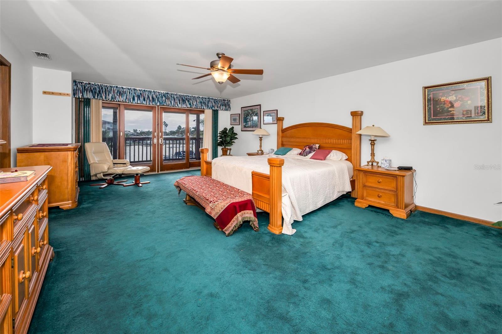 Spacious with water views