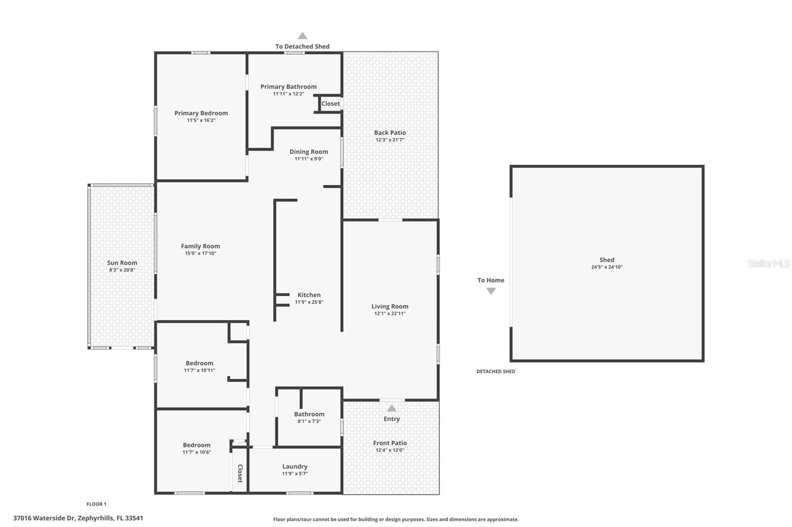 37016 WATERSIDE DR, ZEPHYRHILLS, FL, 33541