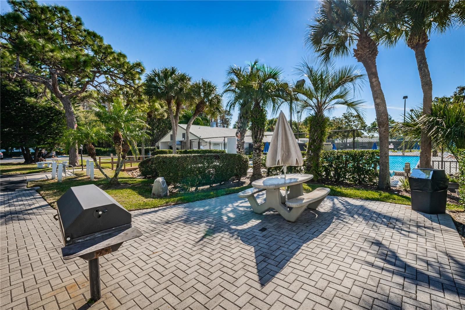 Community grilling area