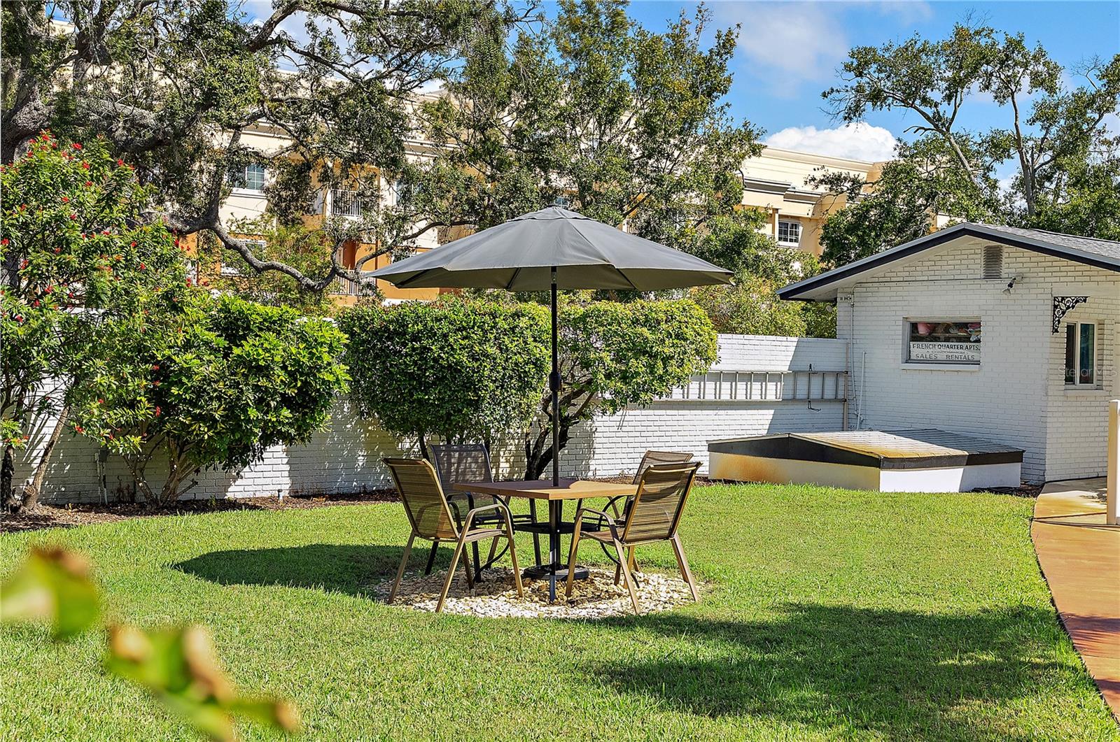 One of a few areas to relax