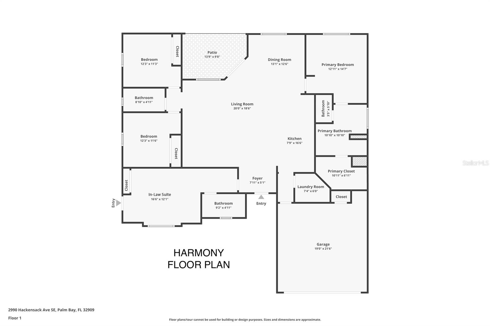 2990 HACKENSACK AVE SE, PALM BAY, FL, 32909