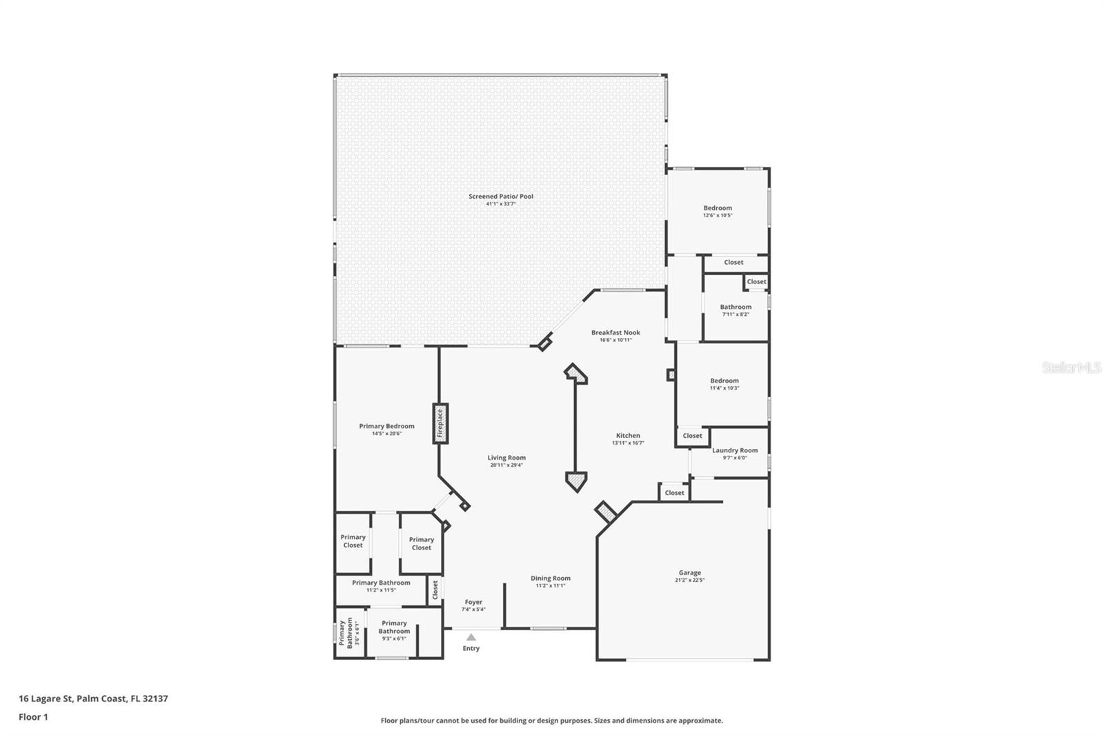 16 LAGARE ST, PALM COAST, FL, 32137