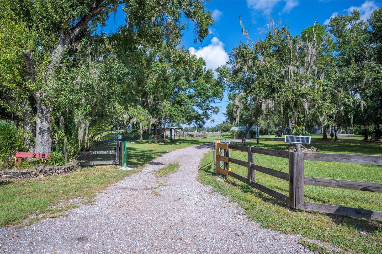 gate entering property