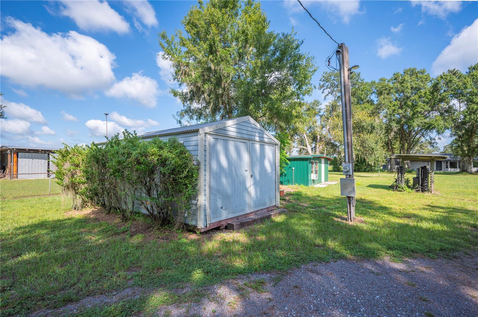 1 of 2 storage sheds