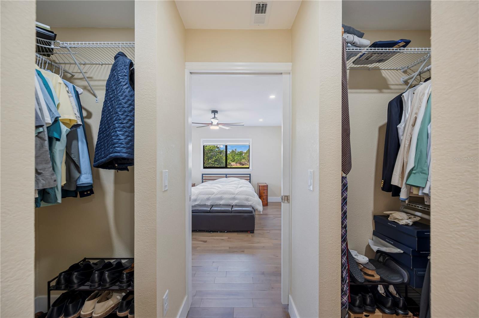 double walk in closets