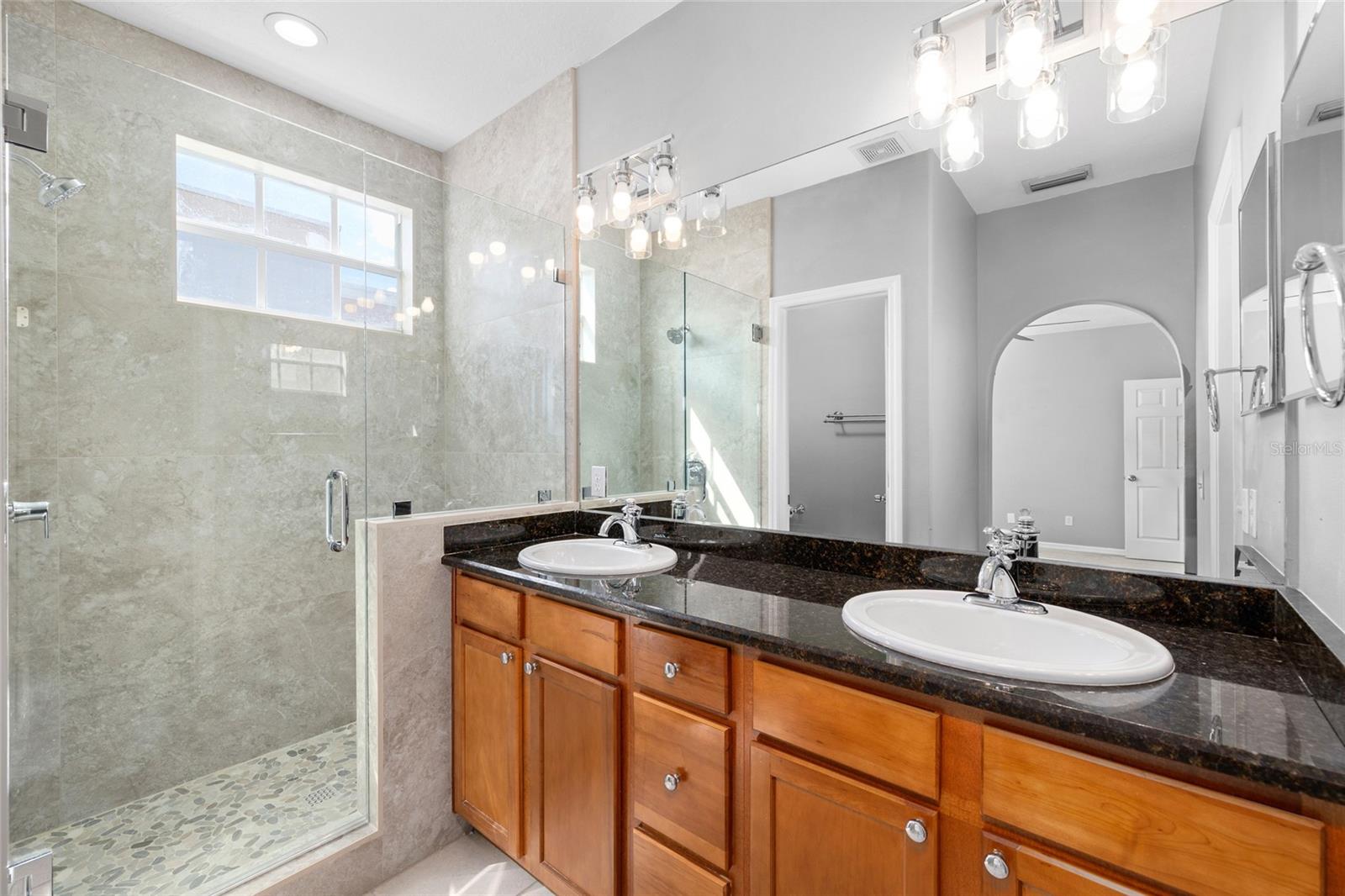 Floor 3:  Primary bathroom with new shower