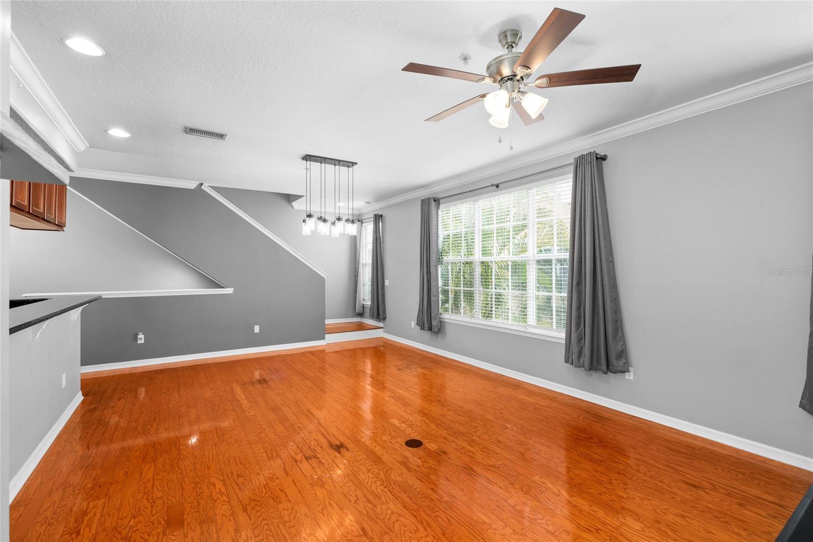 Floor 2:  Lots of light in the family room