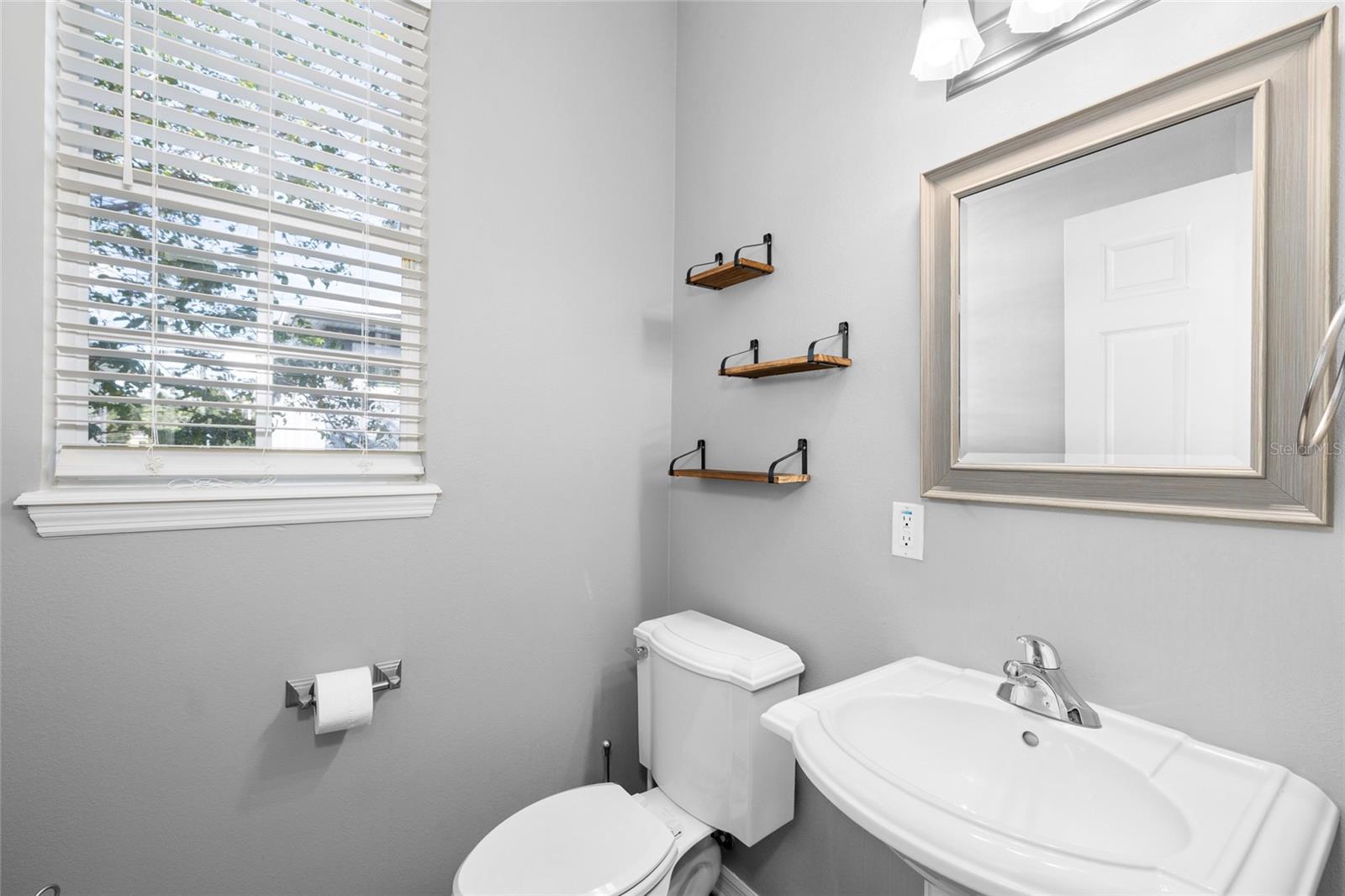 Floor 2:  private powder room