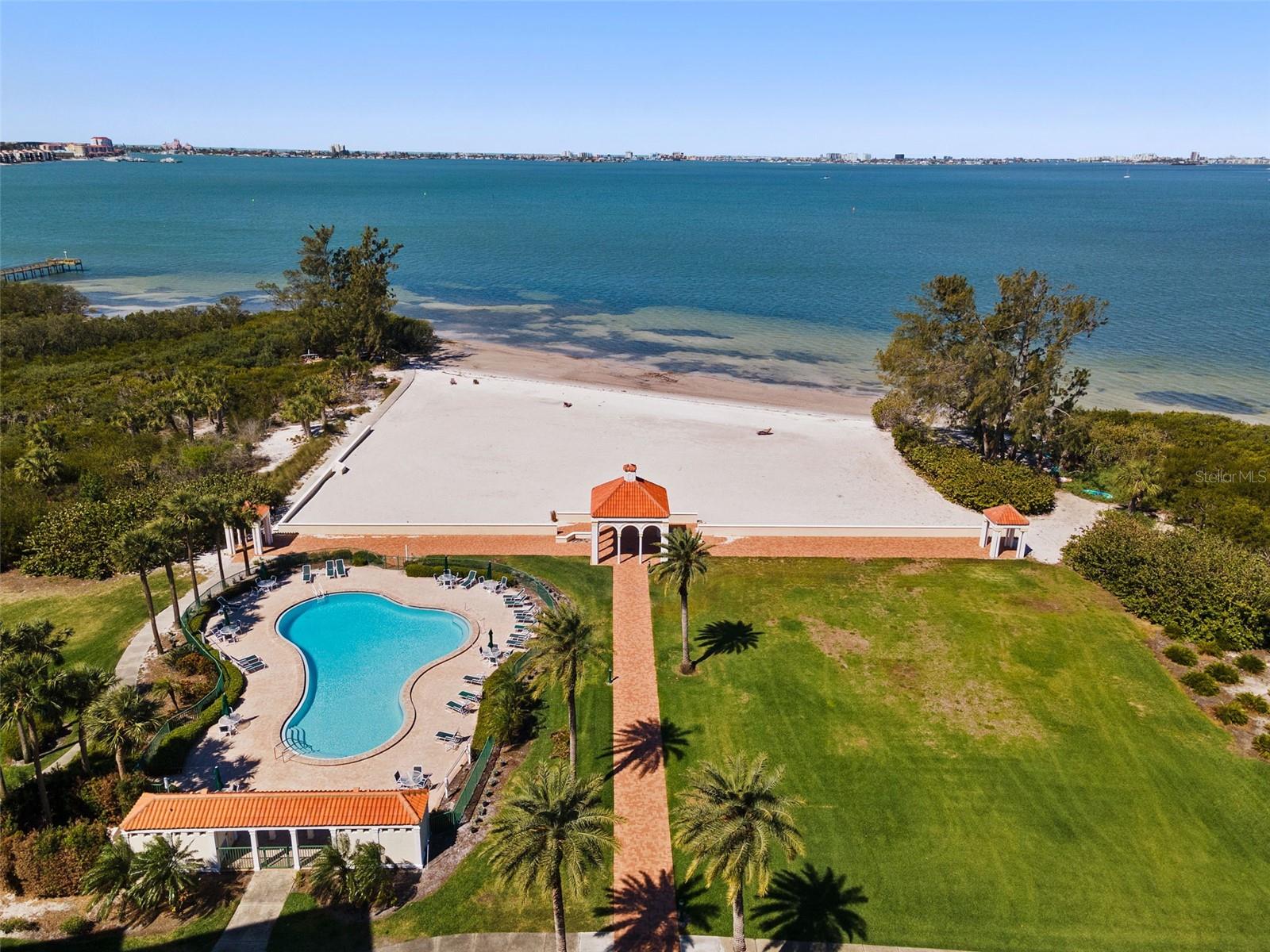 Dolphin Cay has it's own private beach!
