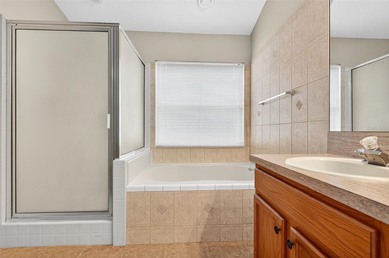 Garden Tub + Shower