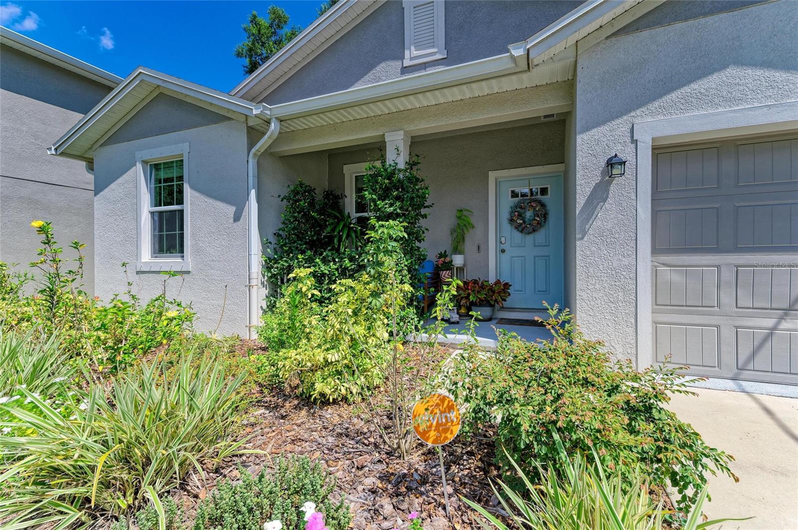 Beautiful front garden area