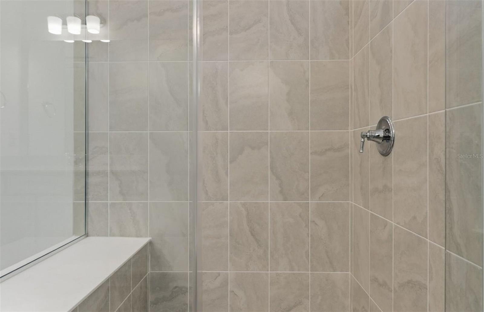 Owner's Walk-in Shower