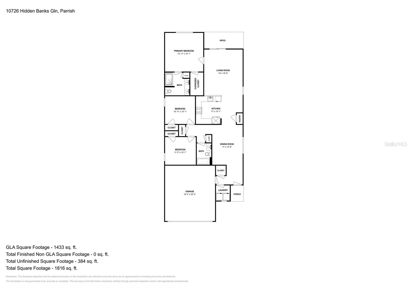 10726 HIDDEN BANKS GLN, PARRISH, FL, 34219