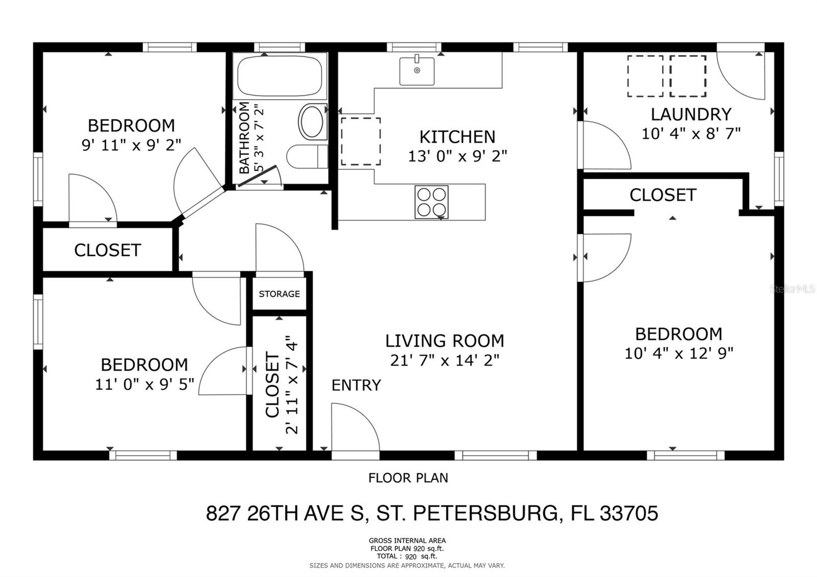 827 26TH AVE S, ST PETERSBURG, FL, 33705