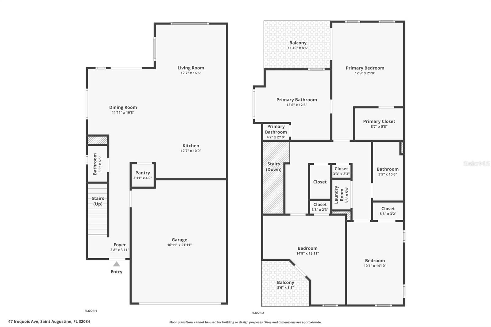 47 IROQUOIS AVE, ST AUGUSTINE, FL, 32084