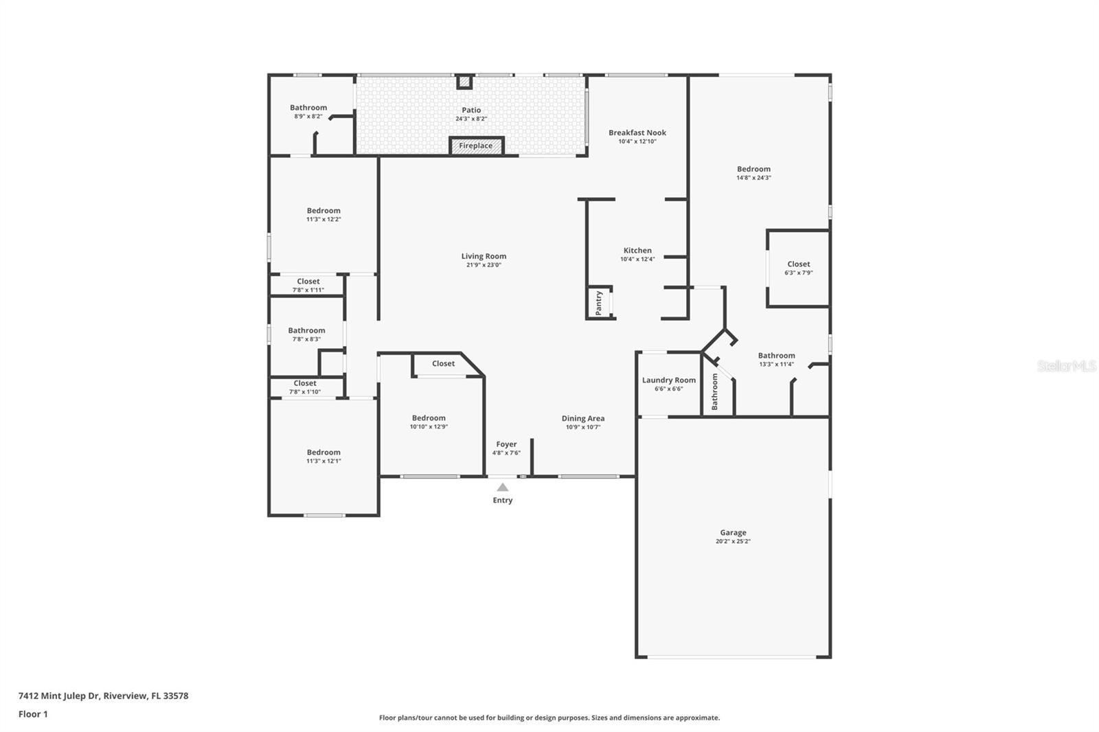 7412 MINT JULEP DR, RIVERVIEW, FL, 33578