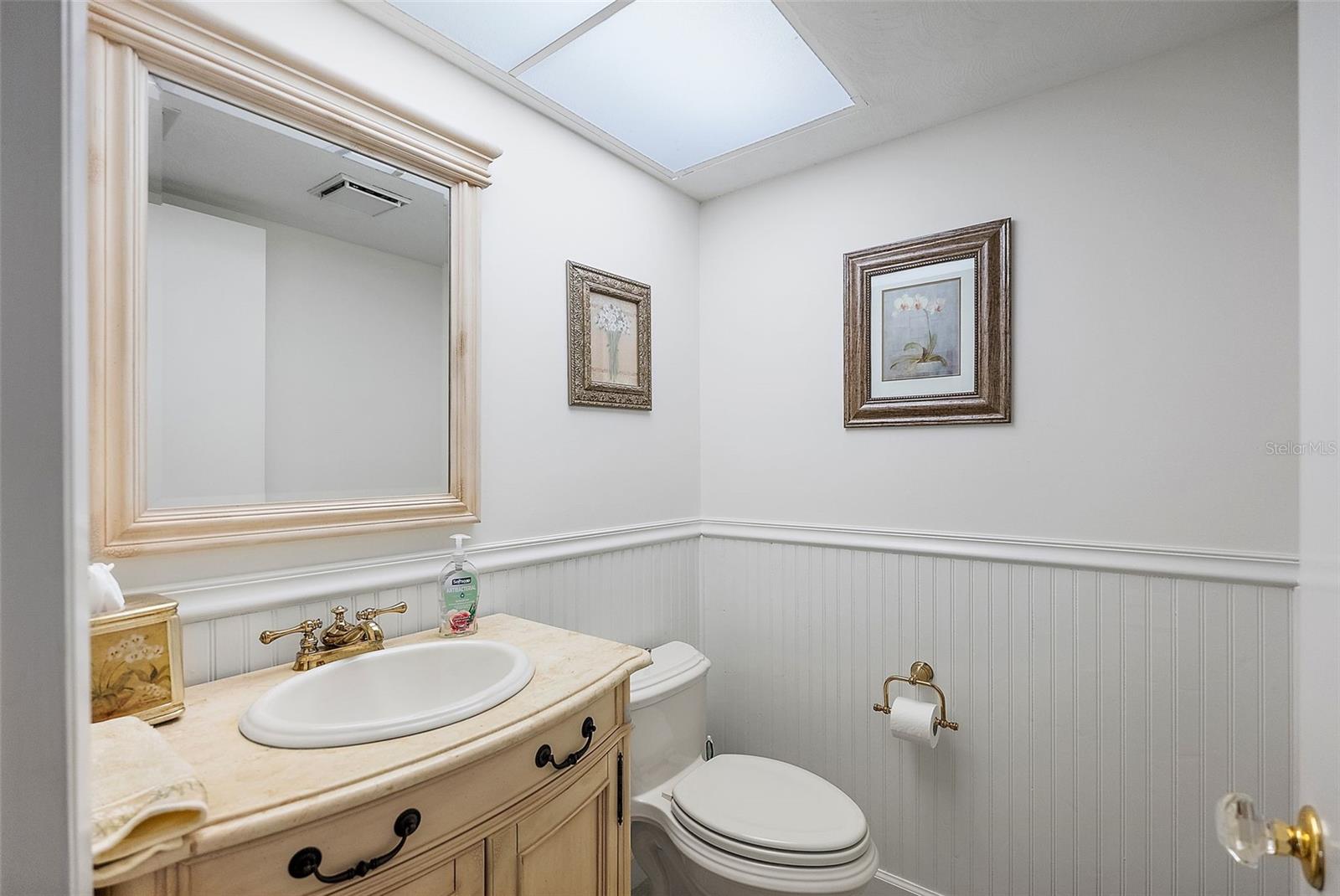 1/2 bath on main level