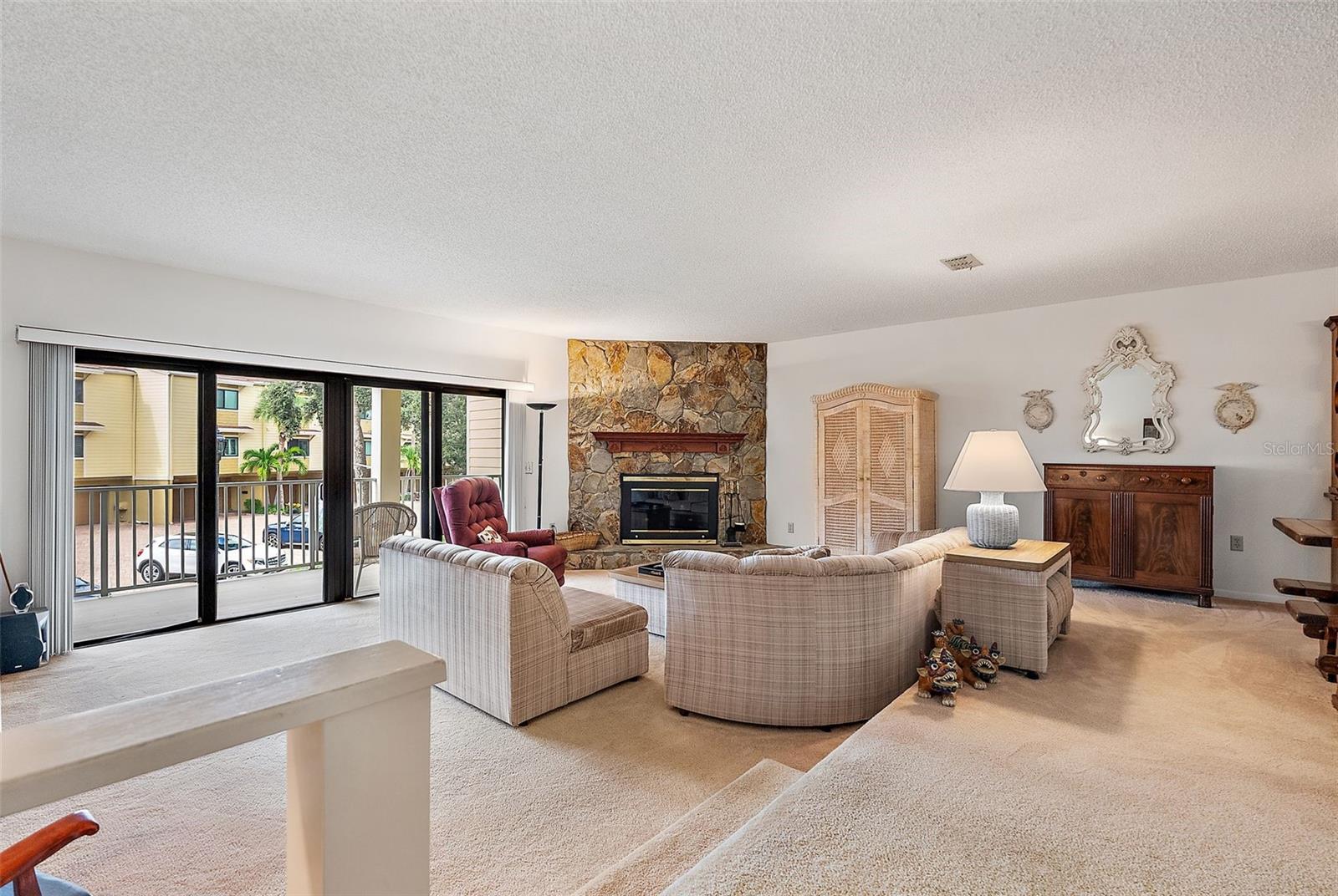 Expansive living room