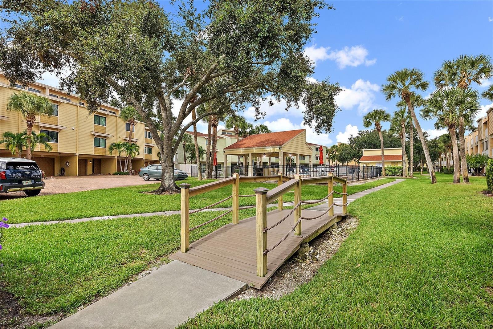 Just a short walk to the pool