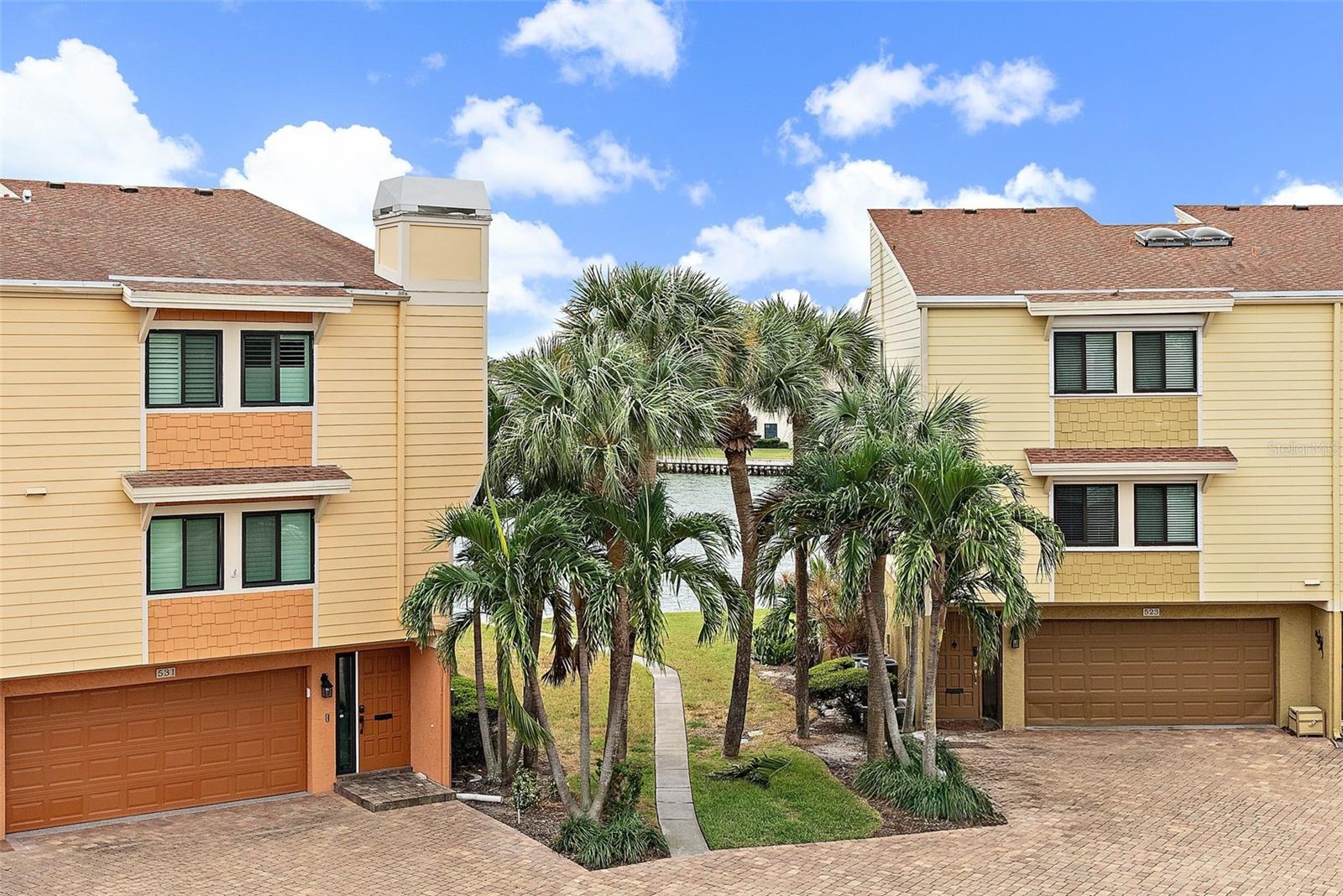 Water view from the balcony