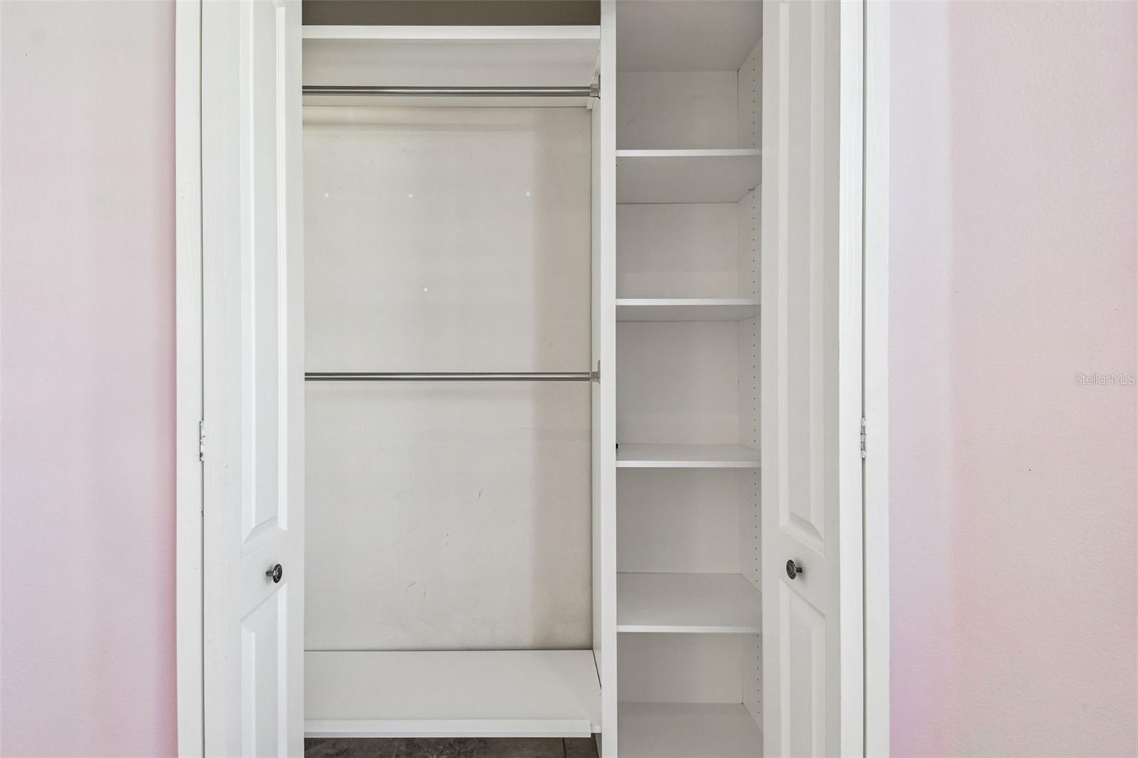 Bedroom 1 with custom closet