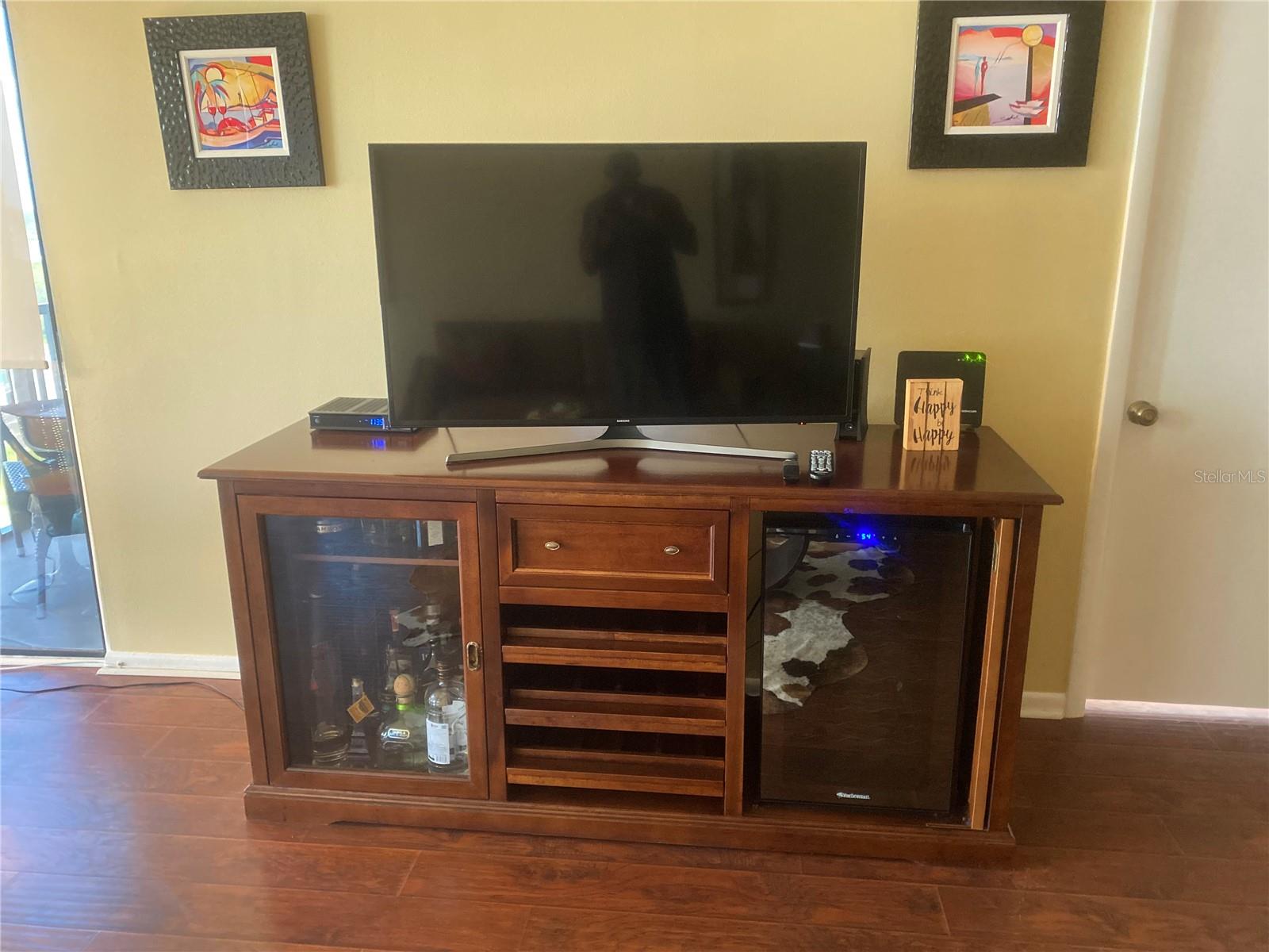 Living Room Wine fridge