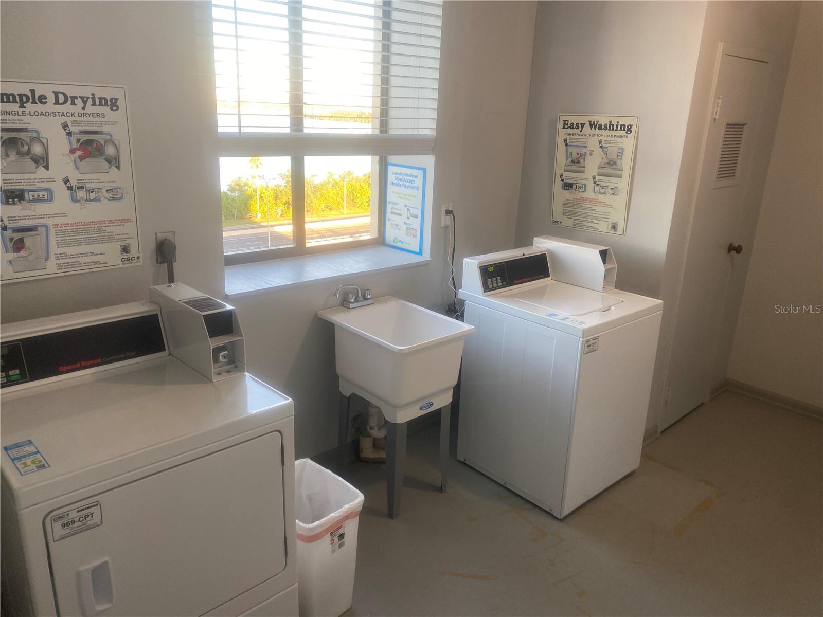 Laundry Room  ( steps from Unit