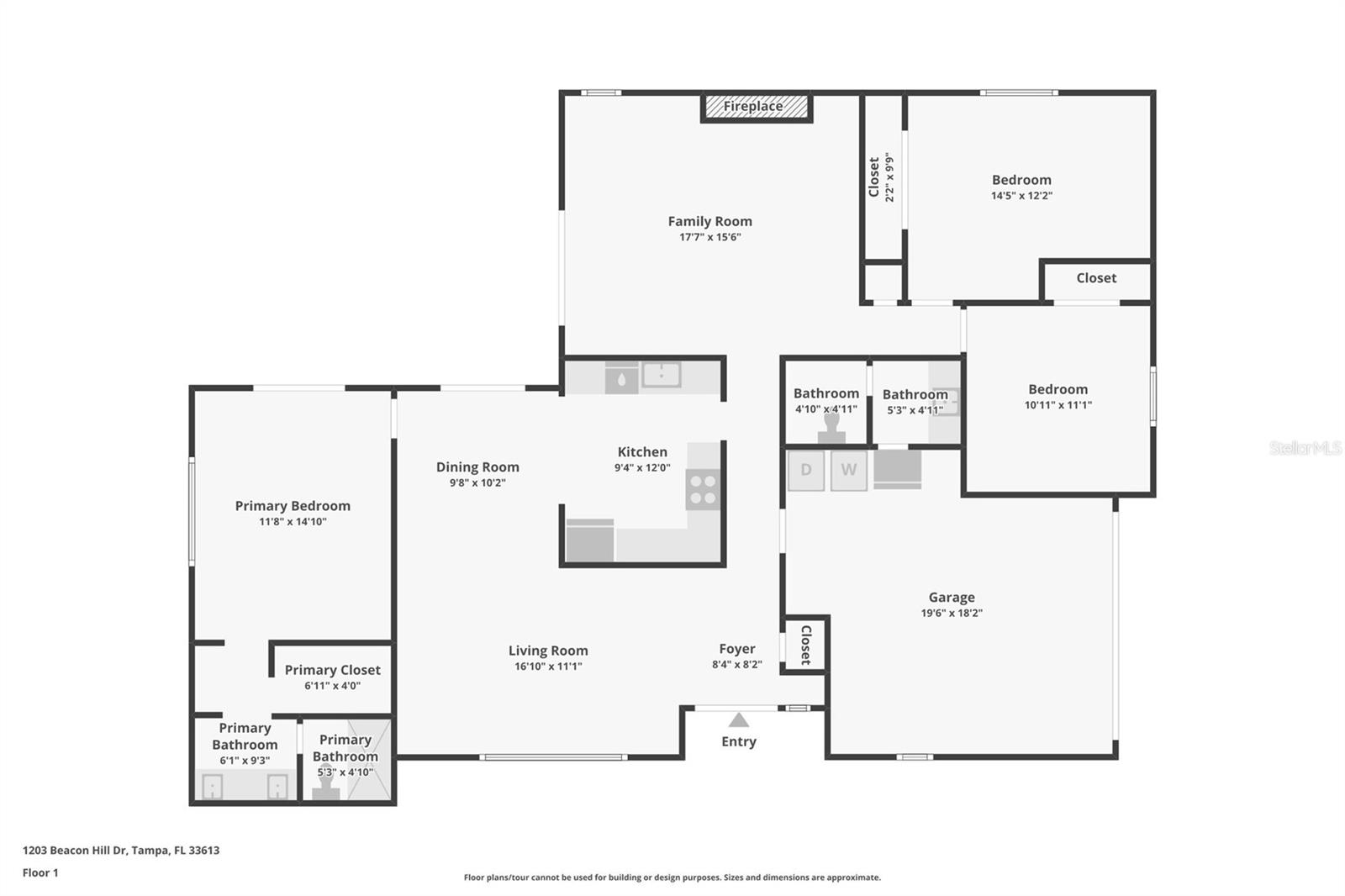 1203 BEACON HILL DR, TAMPA, FL, 33613