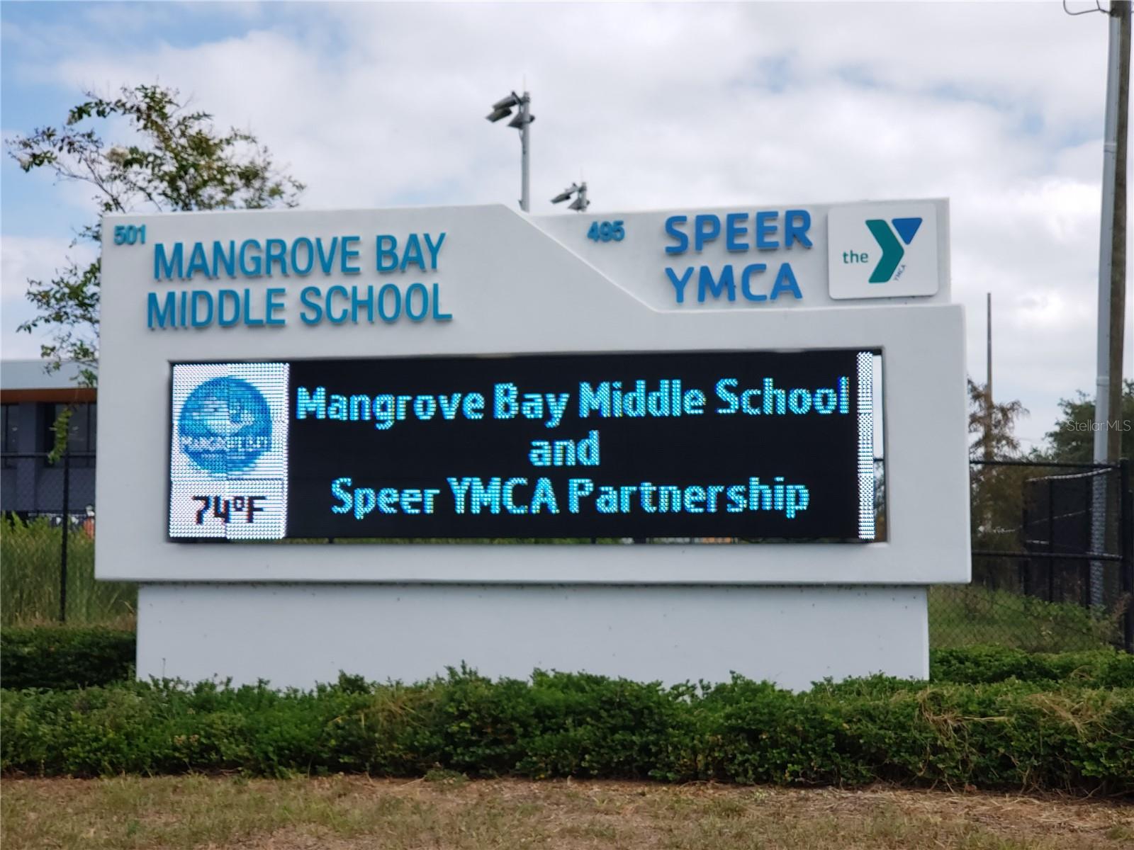 YMCA and Middle School just a short walk away.