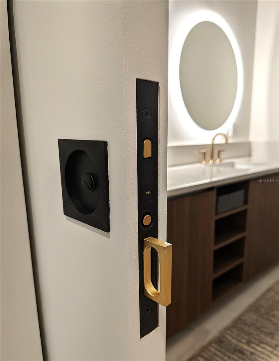 High End Hardware and Solid Core Doors Throughout