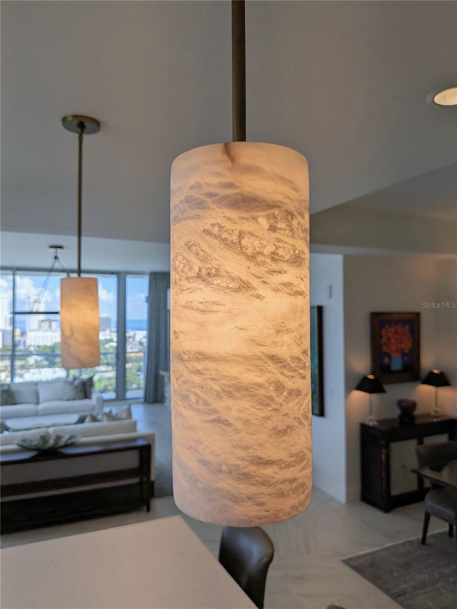 Alabaster RH Pendant Lights Kitchen Island