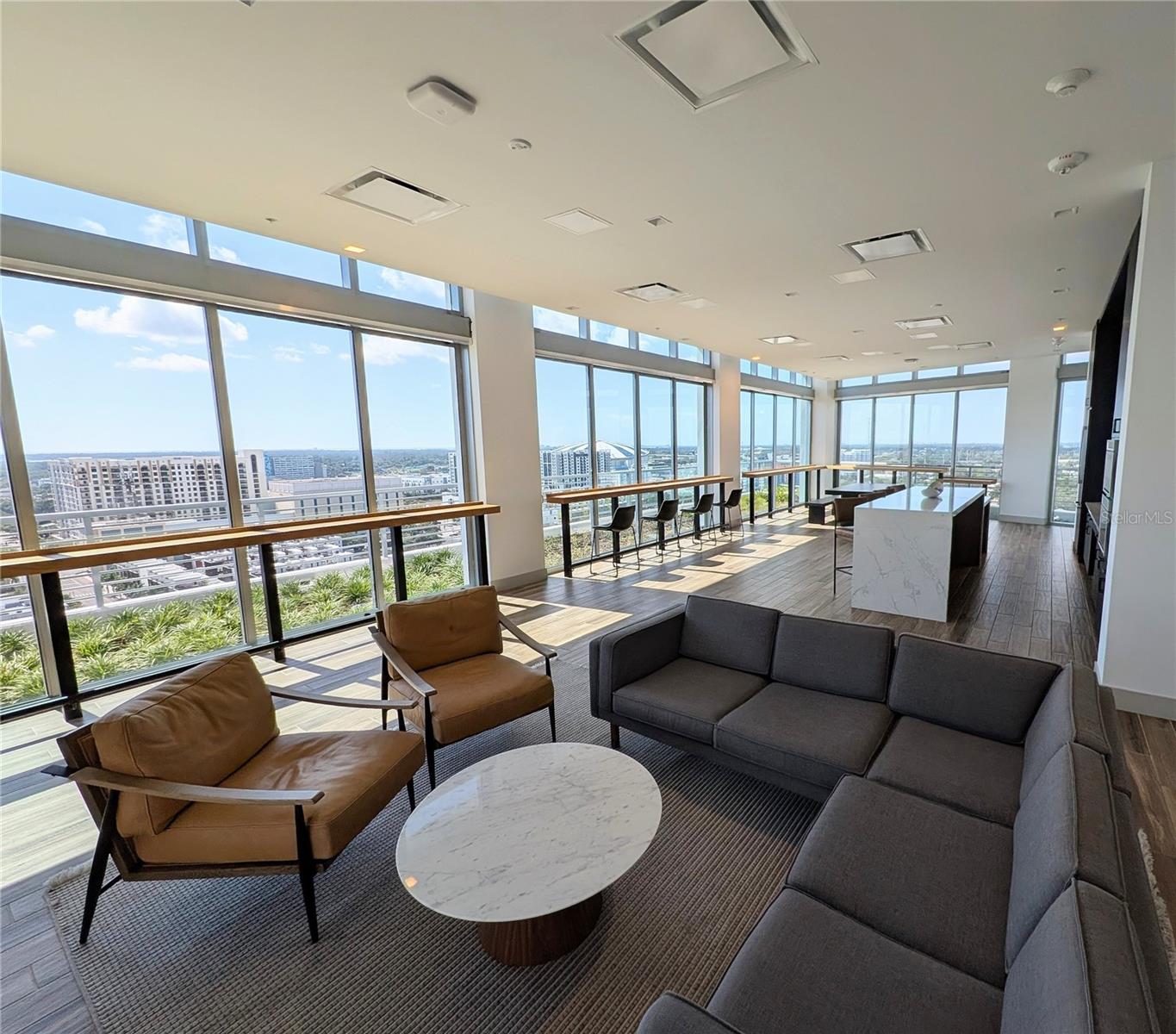 Relax in the Community Room on 18th Floor