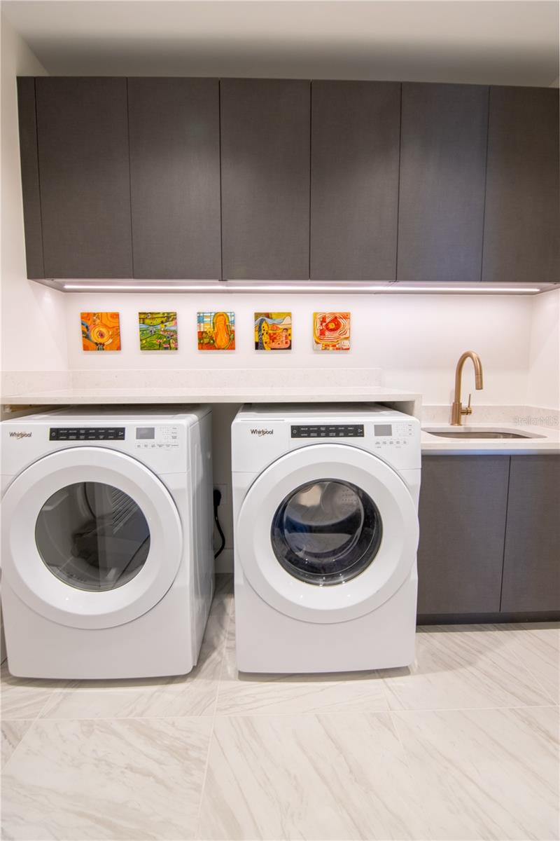 Laundry with Upgraded Undermount Sink