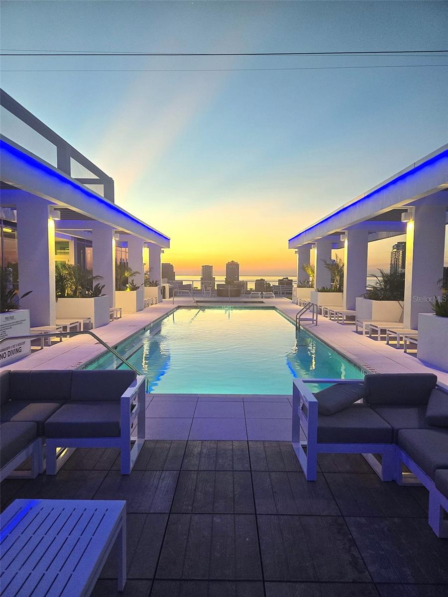 Pool on 18th Floor