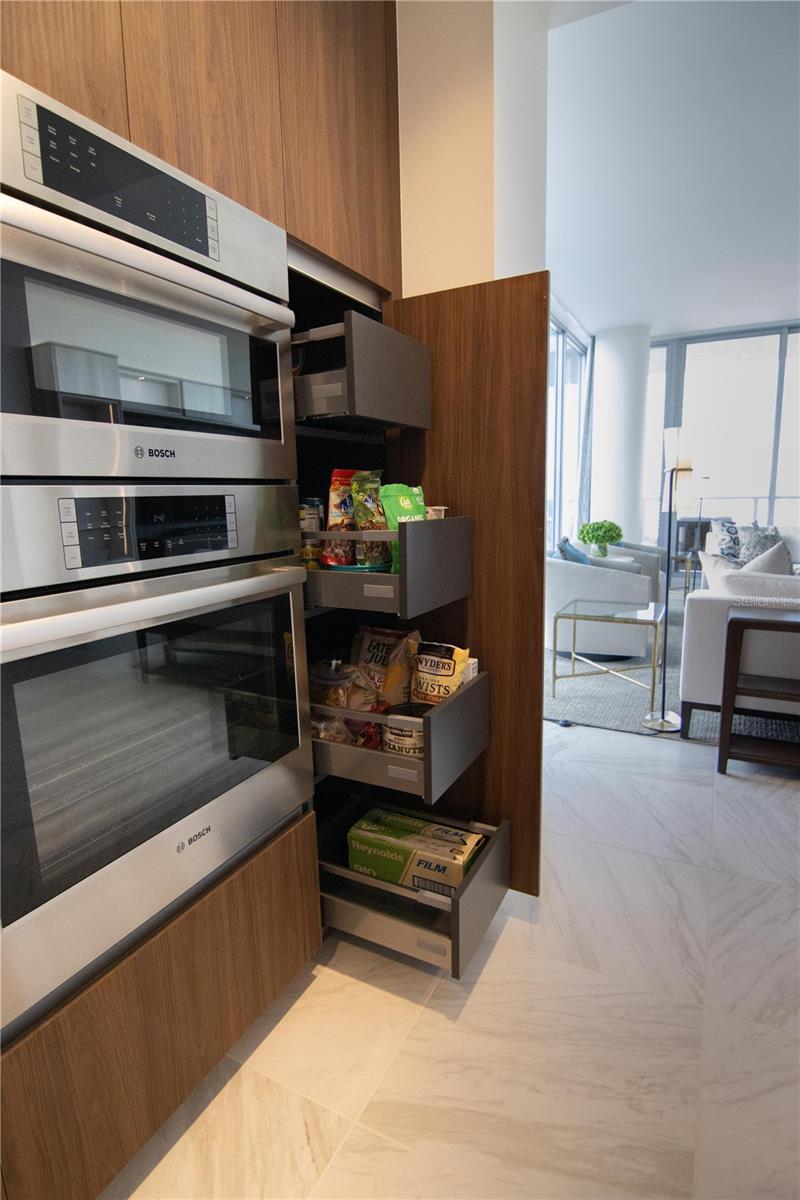 Custom Upgraded Italkraft Drawers / Pantry Throughout