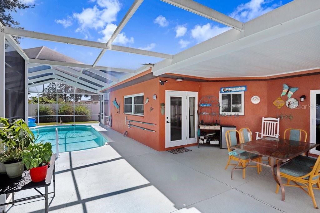 Lanai and pool