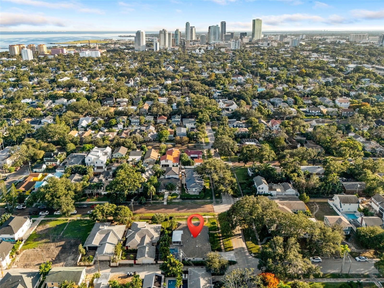 Prime location just minutes from vibrant downtown St. Petersburg and the waterfront parks.