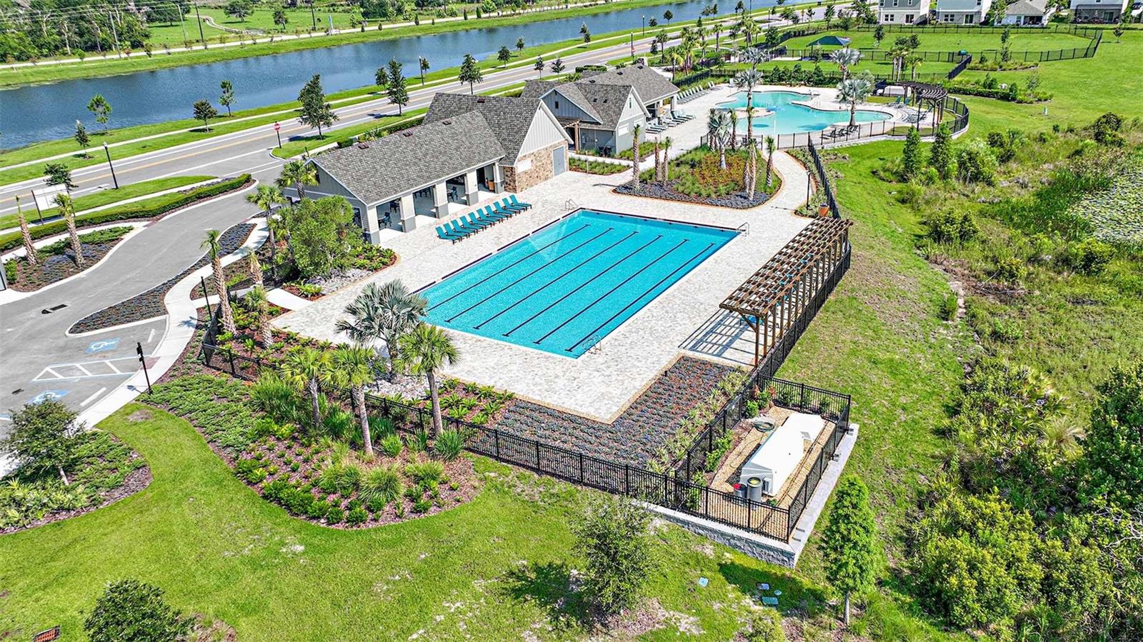 Two community pools