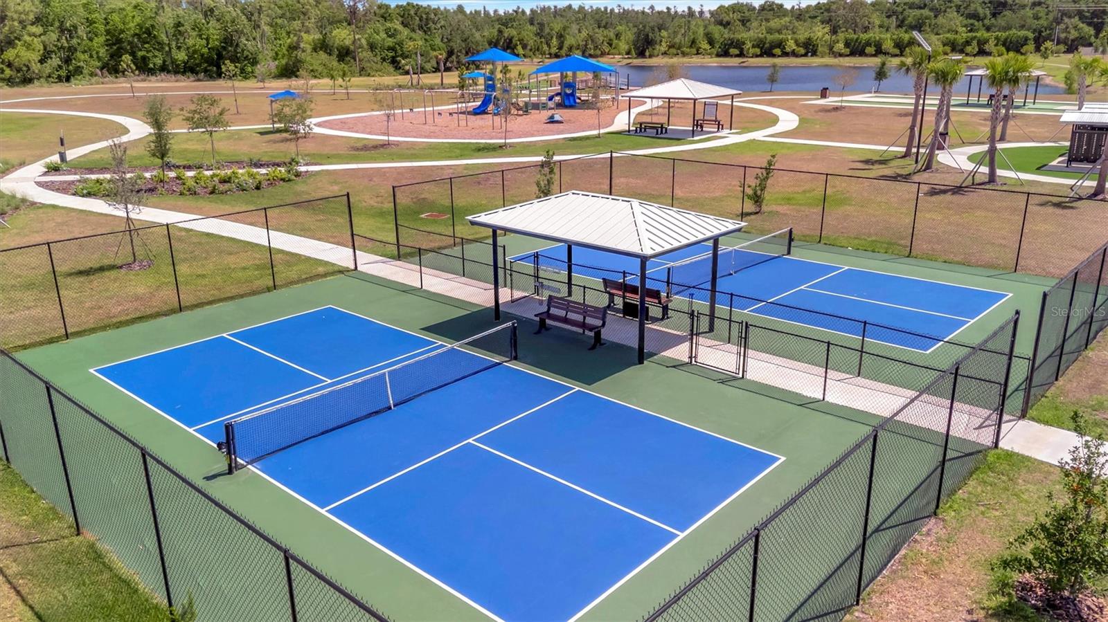 Pickleball courts right down the street without the noise