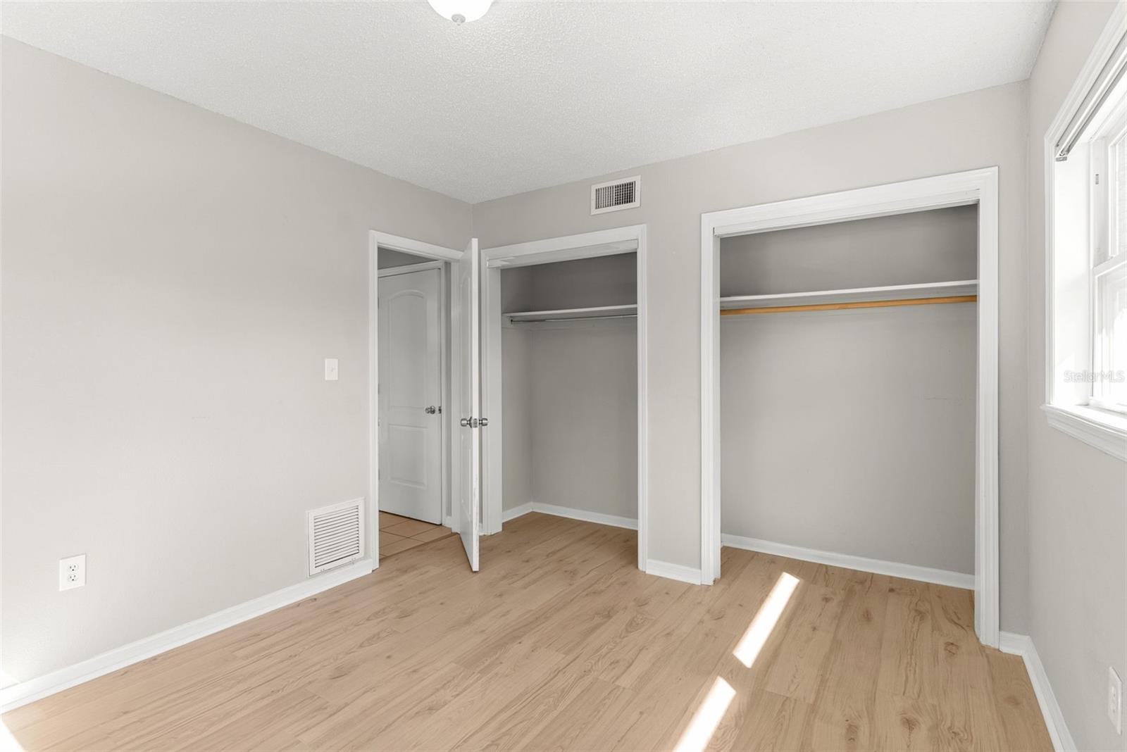 Second Bedroom with Double Closet