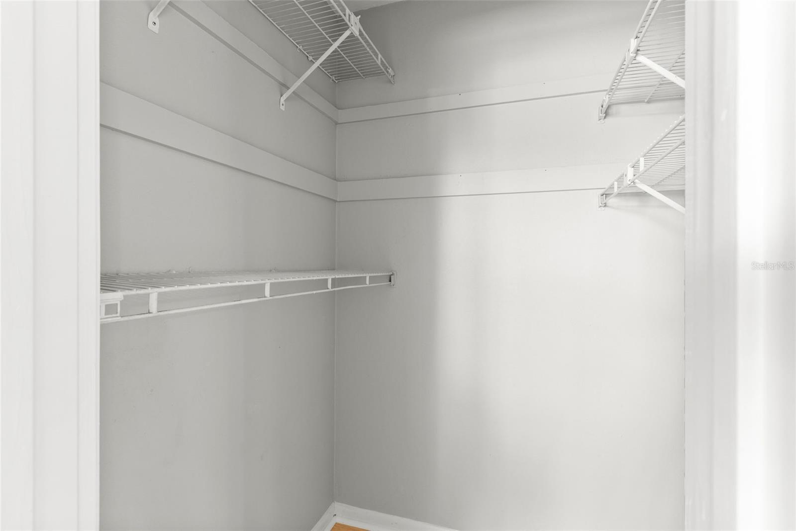 Walk in Closet in Primary bedroom