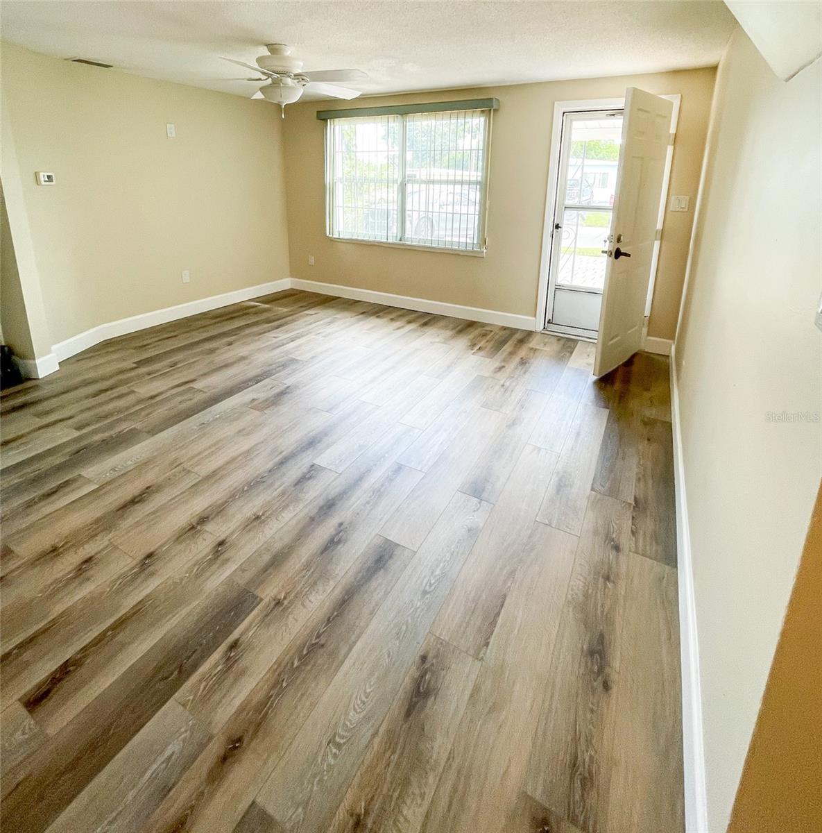 Family room is open to the kitchen