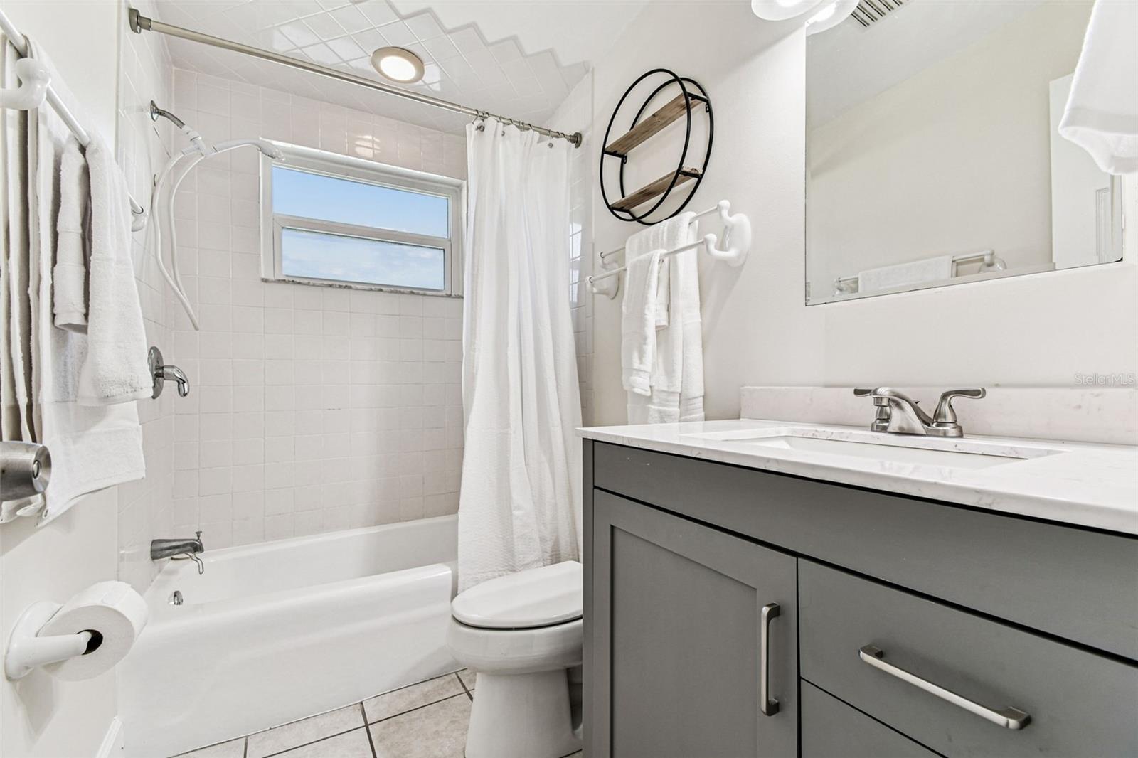 Updated 3rd Bathroom with new vanity, sink