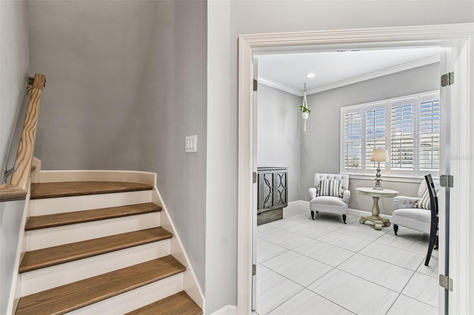 Stairs to Upper Level.